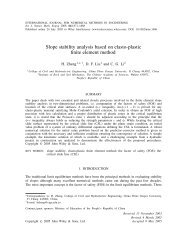 Slope stability analysis based on elasto-plastic finite element method