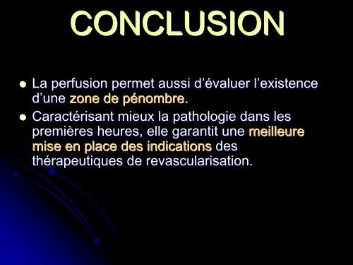 apport de la perfusion cerebrale dans le diagnostic precoce des ...