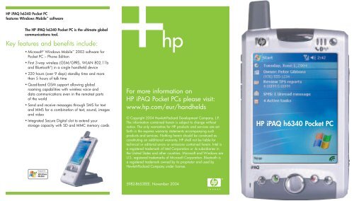 hp ipaq pocket pc companion cd hp ipaq pocket pc companion cd