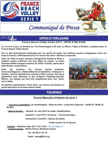 30 mai 2013 - Orléans - Extranet FFVB