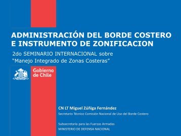 administraciÃ³n del borde costero e instrumento de zonificacion - EULA