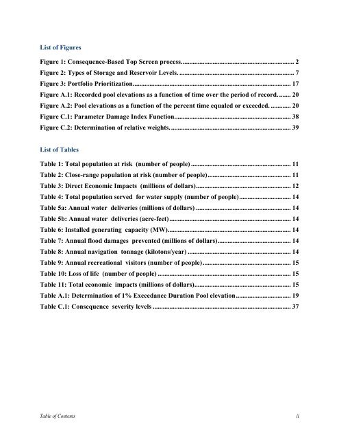 Dams Sector Consequence-Based Top Screen Methodology