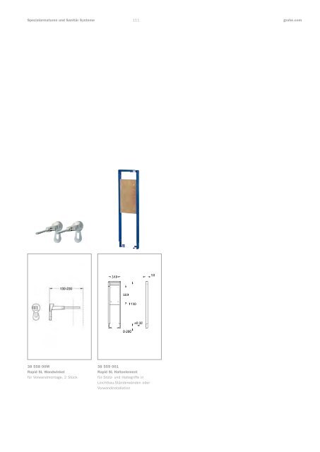 GROHE Spezialarmaturen und SanitÃ¤r Systeme