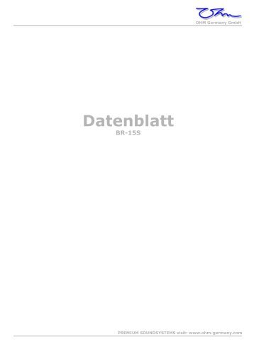 Datenblatt - SLD Mediatec