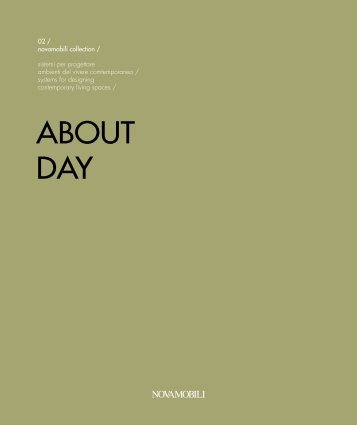 Novamobili ABOUT DAY Catalog | Interior Design from Iialy on livarea.de