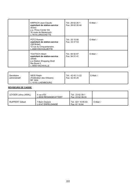 Fédération des Exploitants de Stations-Service