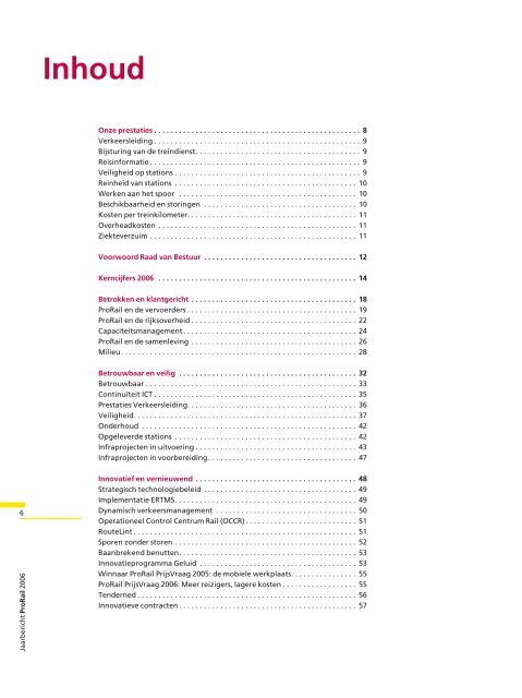 Jaarbericht 2006 - ProRail