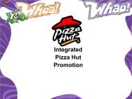 Integrated Pizza Hut Promotion - Paton Publishing