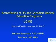 Liaison Committee for Medical Education