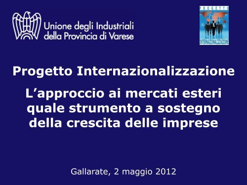 Progetto Internazionalizzazione