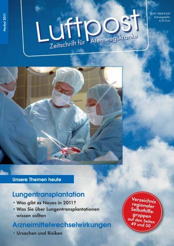 Lungentransplantation 2011 - Patientenliga ...