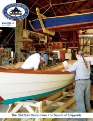 The Old Point Restoration â¢ In Search of Shipyards - Chesapeake ...