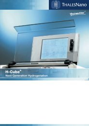 H-Cube® Brochure - ThalesNano