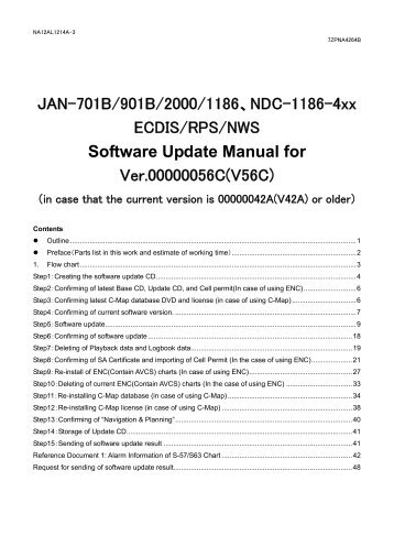 Software Update Manual for - JRC Europe - Home