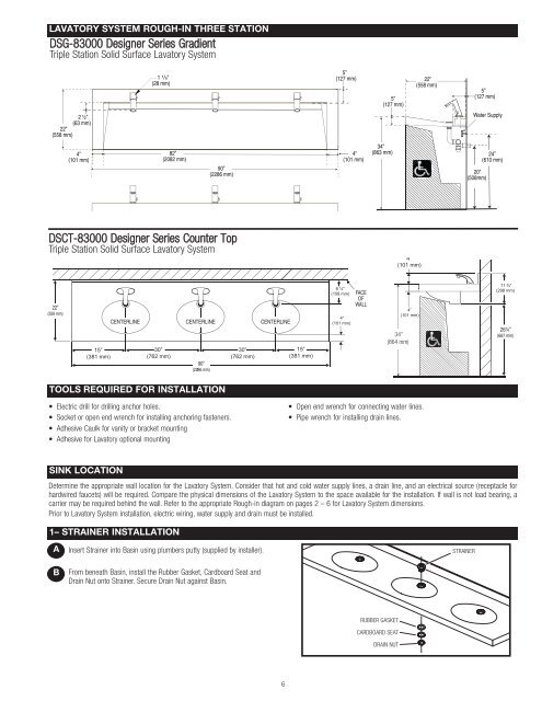 DSOF-80000 Series - Sloan Valve Company