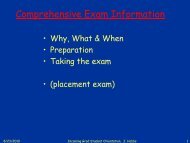 Comprehensive Exam Information - Physics & Astronomy Graduate ...