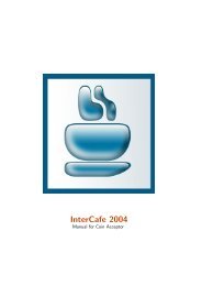 InterCafe 2004 Coin Acceptor Manual - Cybercafe Software