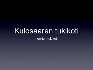 Kulosaaren tukikoti - Socca