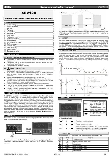 Xev12d Dixell