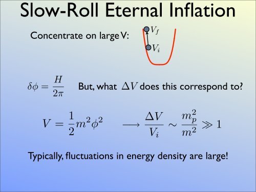 Bubble Nucleation and Eternal Inflation - cosmo 06