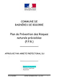 Rapport de présentation - Bagnères de Bigorre