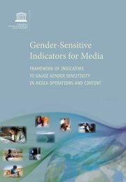 Gender-sensitive indicators for media: framework of ... - Fokus