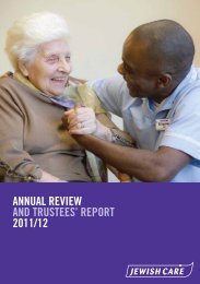 Annual Review 2011 - Jewish Care