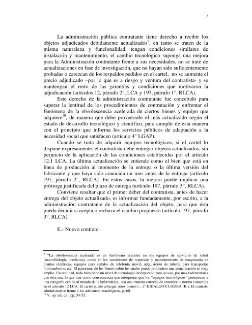 "Derechos y Obligaciones de la AdministraciÃ³n Contratante y del ...