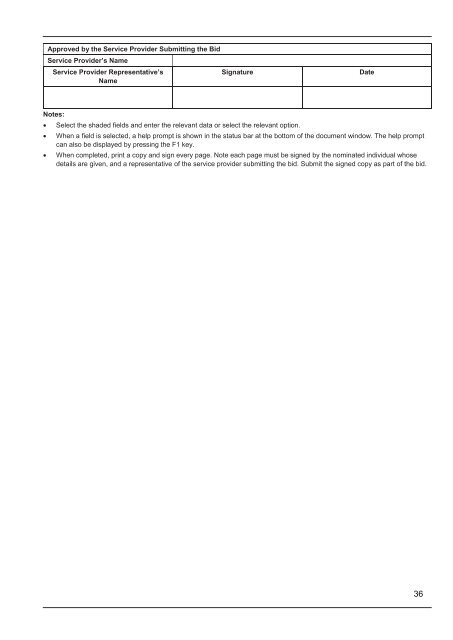 TAU Panel Refreshment Bid Document 06 May 2011 - National ...