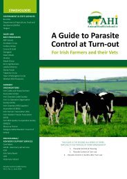 A Guide to Parasite Control at Turn-out - Animal Health Ireland