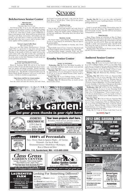 May 23, 2013 PDF Edition - The Sentinel