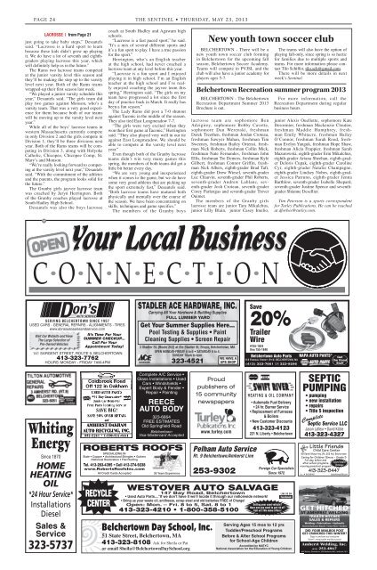 May 23, 2013 PDF Edition - The Sentinel