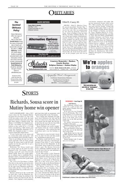 May 23, 2013 PDF Edition - The Sentinel