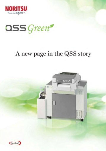 QSS Green Brochure - Noritsu America Corporation
