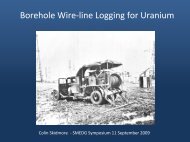 Borehole Wire-line Logging for Uranium