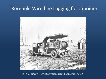 Borehole Wire-line Logging for Uranium