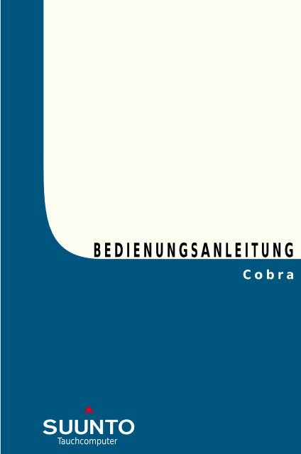 BEDIENUNGSANLEITUNG - Dive Company