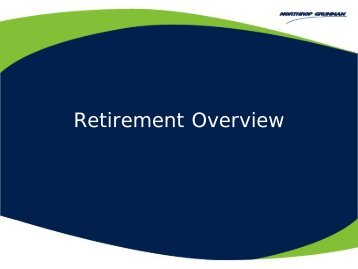 Retirement Overview for TRW Heritage Employees - Benefits Online