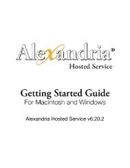 Alexandria Hosted Service v6.20.2 - Library Automation Software