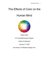 The Effects of Color on the Human Mind - the Staff website!