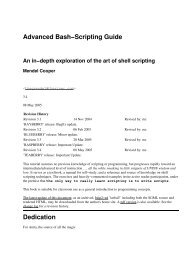 Advanced Bash-Scripting Guide - Free