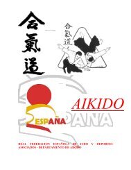 el aikido - Real FederaciÃ³n EspaÃ±ola de Judo y Deportes Asociados