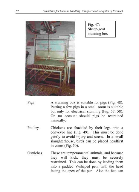 Guidelines for humane handling, transport and slaughter of