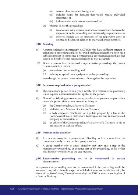 Discussion Paper - Law Reform Commission of Western Australia