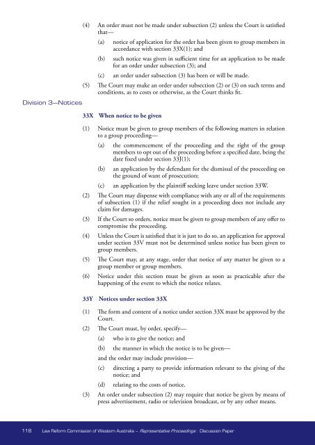 Discussion Paper - Law Reform Commission of Western Australia