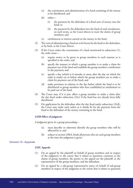 Discussion Paper - Law Reform Commission of Western Australia