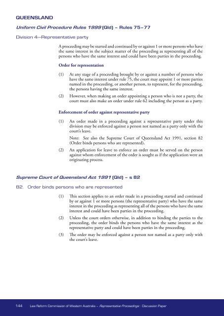 Discussion Paper - Law Reform Commission of Western Australia