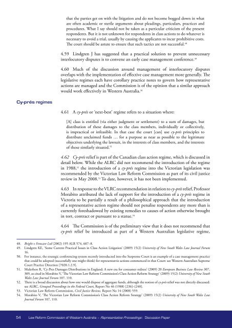 Discussion Paper - Law Reform Commission of Western Australia