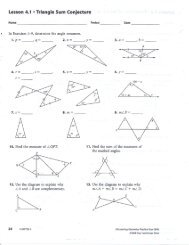 Triangle sum conjecture and Properties of Isosceles Triangles