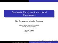 Stochastic Peridynamics and local Thermostats - ICMS